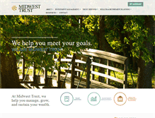 Tablet Screenshot of midwesttrust.com